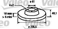 LUCAS ELECTRICAL DF2646 гальмівний диск