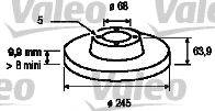 LUCAS ELECTRICAL DF4038 гальмівний диск