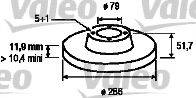 LUCAS ELECTRICAL DF1537 гальмівний диск