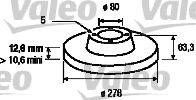LUCAS ELECTRICAL DF 1573 гальмівний диск
