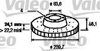 LUCAS ELECTRICAL DF 1649 гальмівний диск