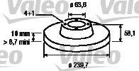LUCAS ELECTRICAL DF 1652 гальмівний диск