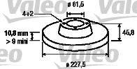 LUCAS ELECTRICAL DF1721 гальмівний диск