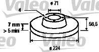 LUCAS ELECTRICAL DF 1117 гальмівний диск