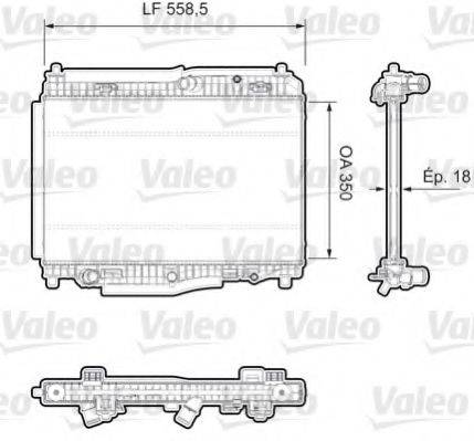 FORD 8V518005FD Радіатор, охолодження двигуна