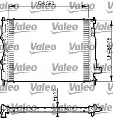 VALEO 735492 Радіатор, охолодження двигуна