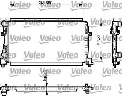 AUDI 5Q0 121 251 EB Радіатор, охолодження двигуна