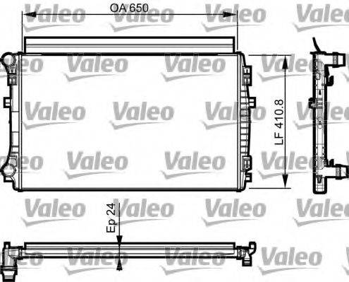 AUDI 5Q0121251EM Радіатор, охолодження двигуна