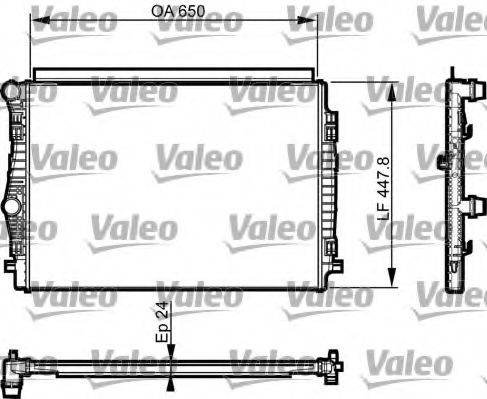 AUDI 5Q0121251EQ Радіатор, охолодження двигуна