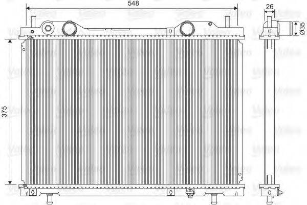 DENSO BM143 Радіатор, охолодження двигуна