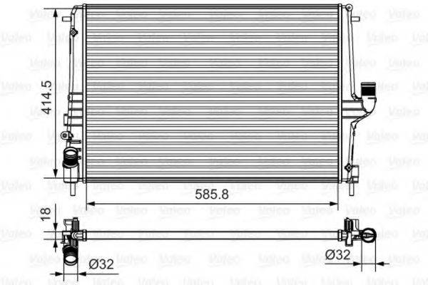 LADA 214100598R Радіатор, охолодження двигуна
