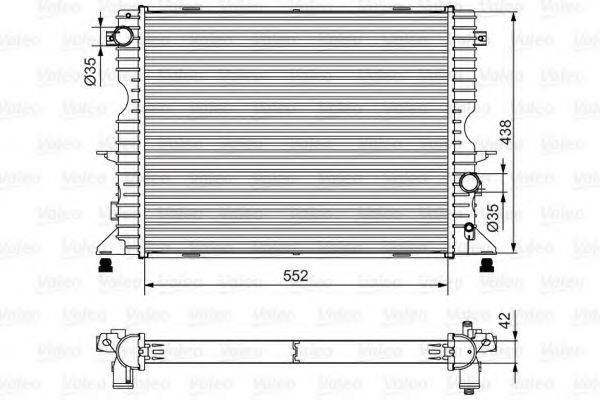 LAND ROVER PCC001020 Радіатор, охолодження двигуна