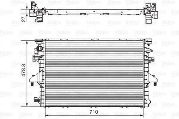 VW 7E0 121 253 A Радіатор, охолодження двигуна