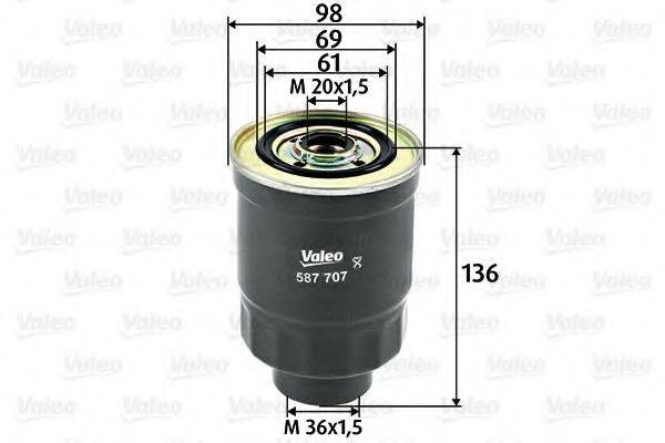 LUCAS ELECTRICAL HDF526 Паливний фільтр