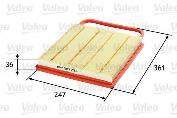 VAICO 100623 Повітряний фільтр