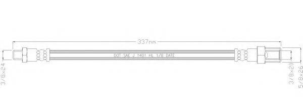 REMKAFLEX 6212 Гальмівний шланг
