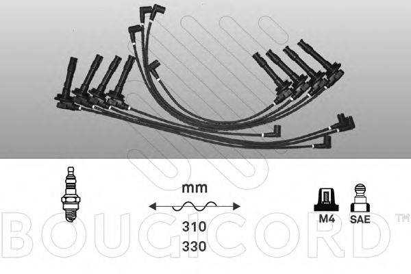 BOUGICORD 9236 Комплект дротів запалювання