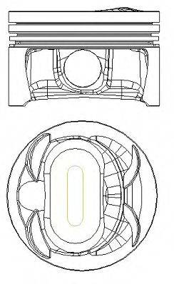 VAG 03C107065BF Поршень