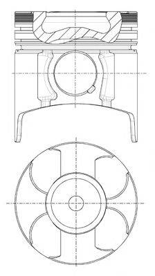 OPEL 977 259 88 Поршень