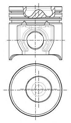 FORD 101 9711 Поршень