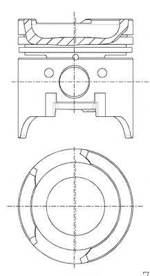 FORD 6 078 678 Поршень