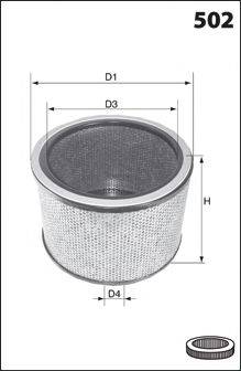 MECAFILTER FO631 Повітряний фільтр