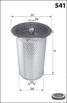 MECAFILTER FA3158 Повітряний фільтр