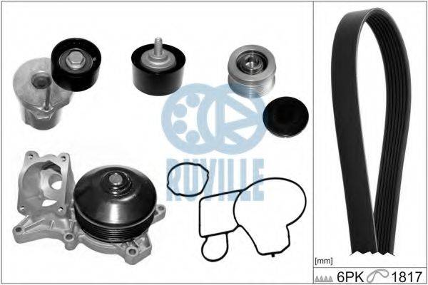 SCHAEFFLER GRUPPE 529 0048 30 Водяний насос + комплект потічкових ременів