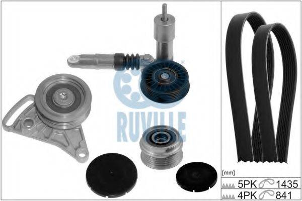 GATES K065PK1435 Полікліновий ремінний комплект