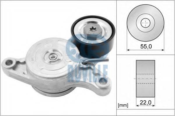 TOYOTA 16620-WA010 Натяжна планка, полікліновий ремінь