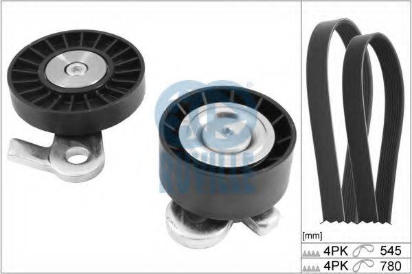 GATES K024PK545 Полікліновий ремінний комплект
