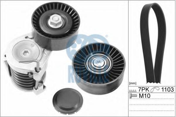 GATES K057PK1103 Полікліновий ремінний комплект