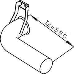 ZARA 10309 Труба вихлопного газу