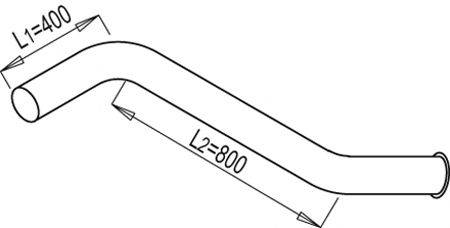 ZARA 9637 Труба вихлопного газу