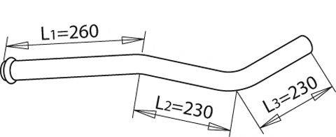 ZARA 9080 Труба вихлопного газу