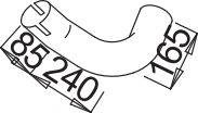 ZARA 9323 Труба вихлопного газу