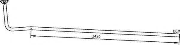 ZARA 801 Труба вихлопного газу