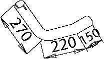 ZARA 9075 Труба вихлопного газу