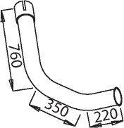 ZARA 9352 Труба вихлопного газу