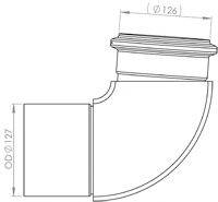DINEX 81683 Труба вихлопного газу