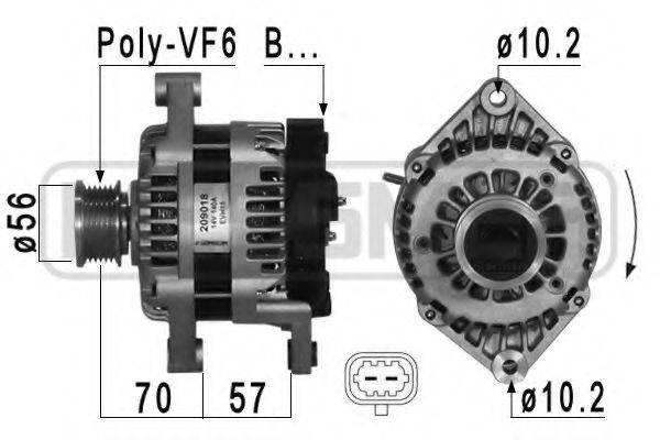OPEL 4818330 Генератор