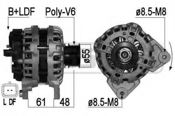 LUCAS LRA03590 Генератор
