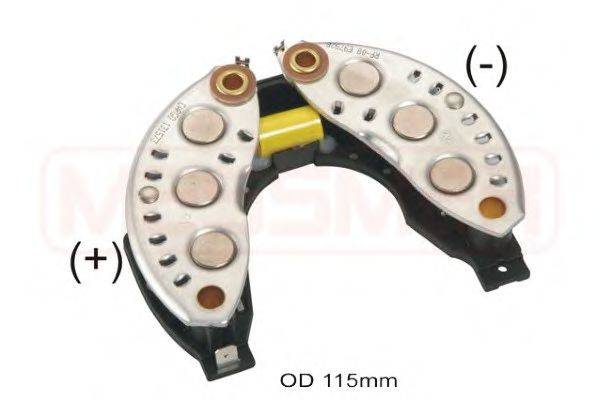 VALEO 106016 Випрямляч, генератор