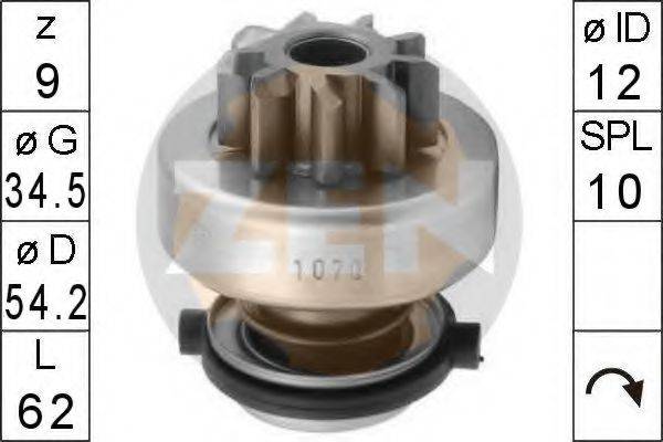 ERA 1070 Привід із механізмом вільного ходу, стартер