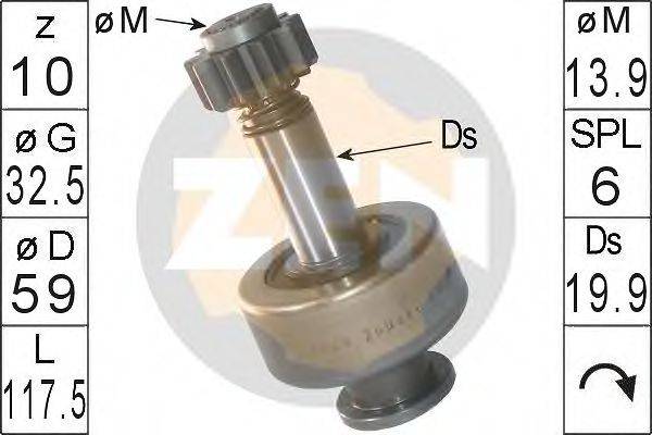 LUCAS 35261385 Привід із механізмом вільного ходу, стартер