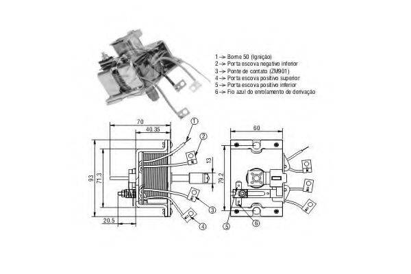 ERA 2902 Тягове реле, стартер
