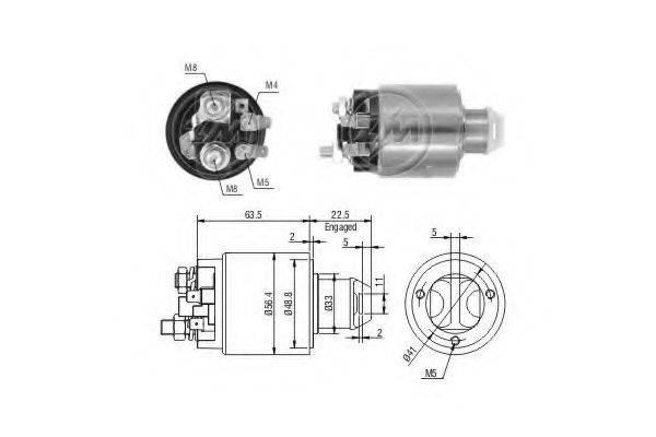 PRESTOLITE ELECTRIC 230670 Тягове реле, стартер