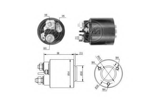 ERA 5802 G2 Тягове реле, стартер