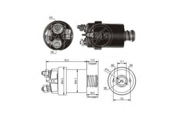 ERA 5802 L3 Тягове реле, стартер