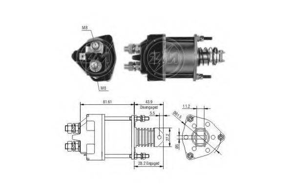 ERA 650 Тягове реле, стартер